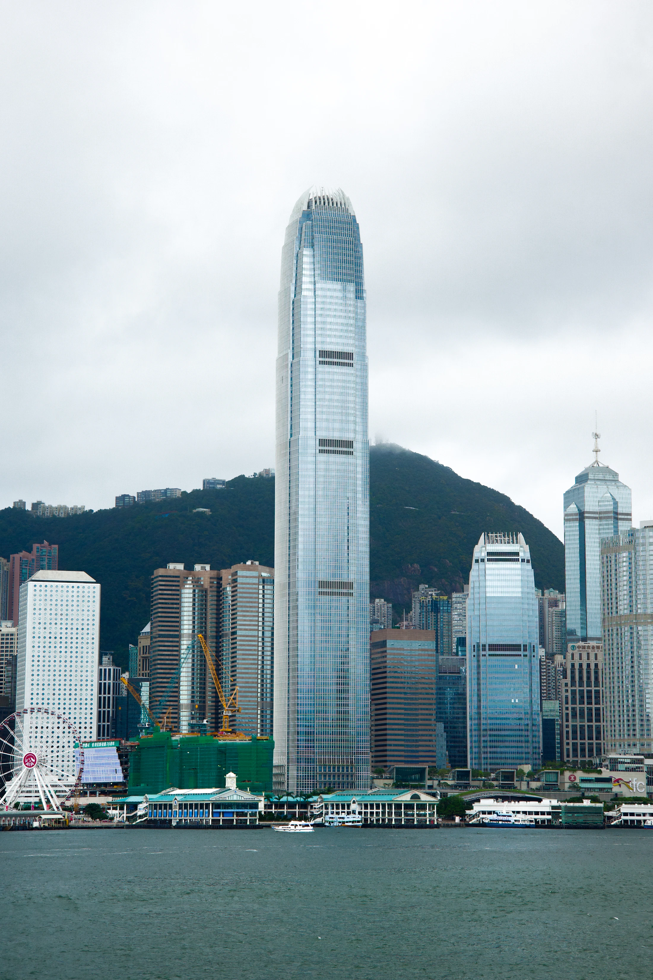 Hong Kong Island skyline and Victoria Harbour